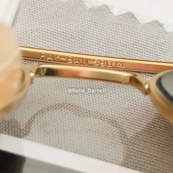 Ray-Ban Aviator Copper Pink Mirror RB3025 New - Picture 5 of 10